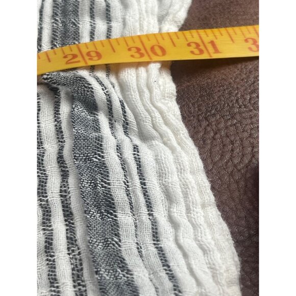 Aerie Striped Lightweight Open Front Kimono Swim Coverup Cape One Size - Picture 3 of 8